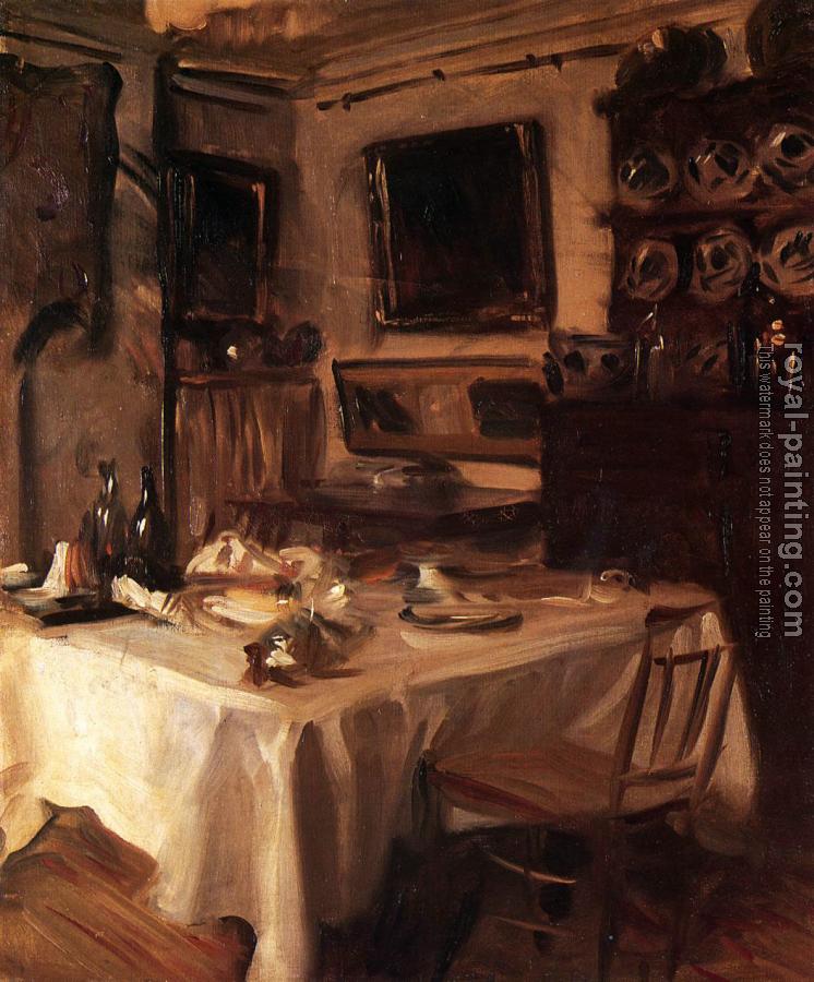 John Singer Sargent : My Dining Room